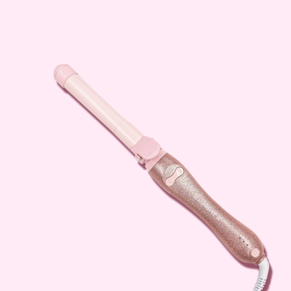 Beachwaver Pink and Glitter Curling Iron